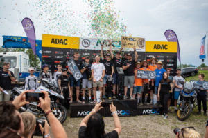 The Podium with the winning Teams - MXOC Freising 2021