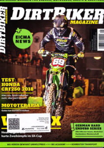 Cover from DirtBiker Mag with coverage of Luc Ackermann´s Double Flip - Page 3 & 4 Magazin Opener