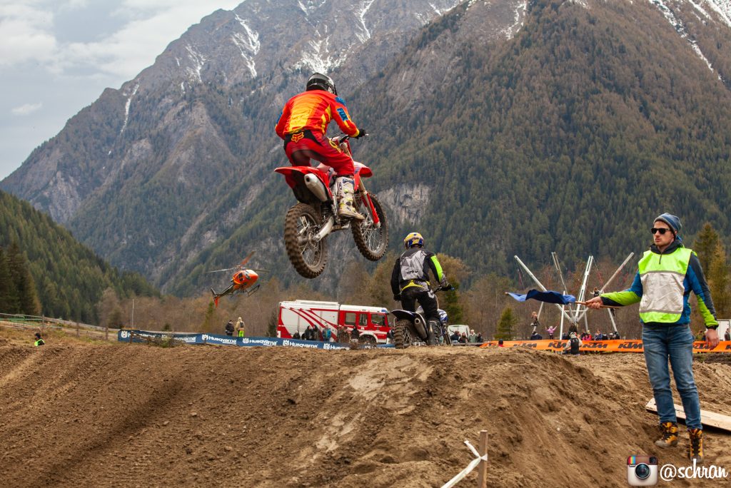 Finally a real helicopter at Alpencup in Pfitsch - Italy